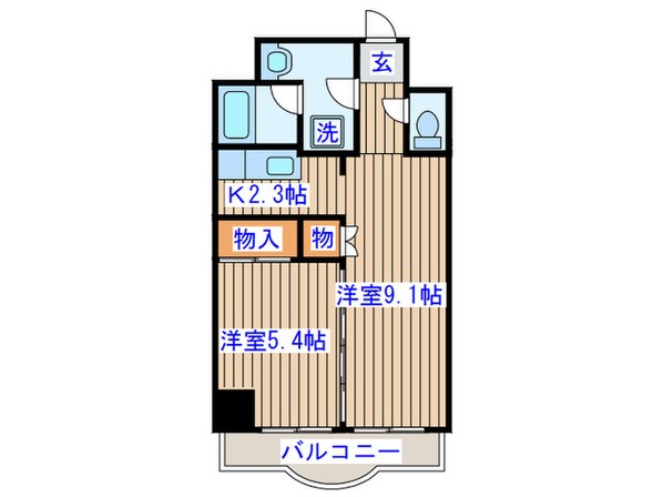 ベルメゾンの物件間取画像